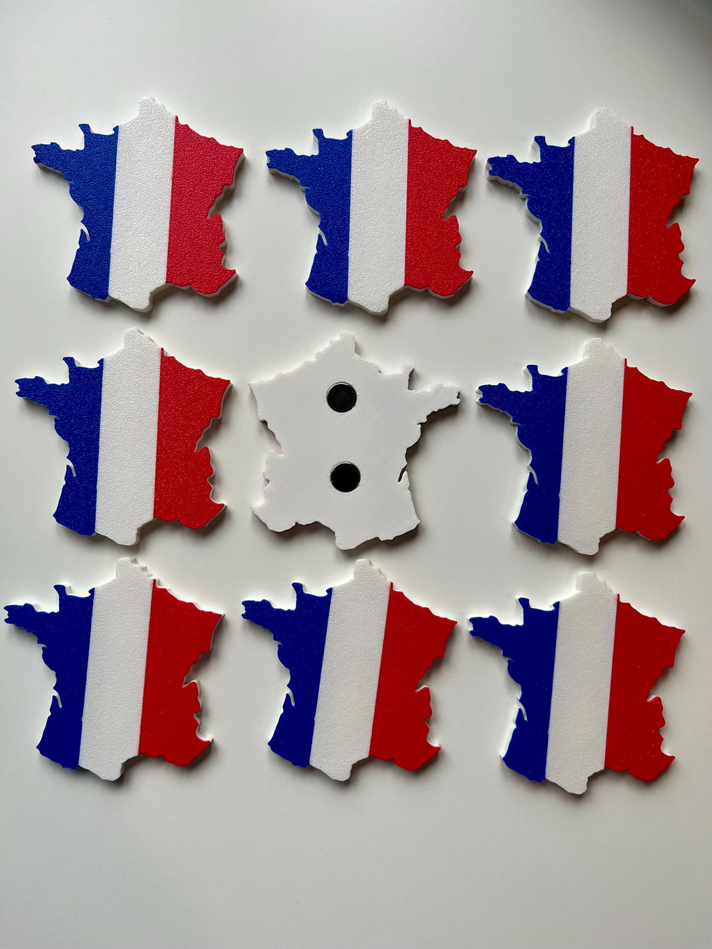 France Flag Fridge Magnet.