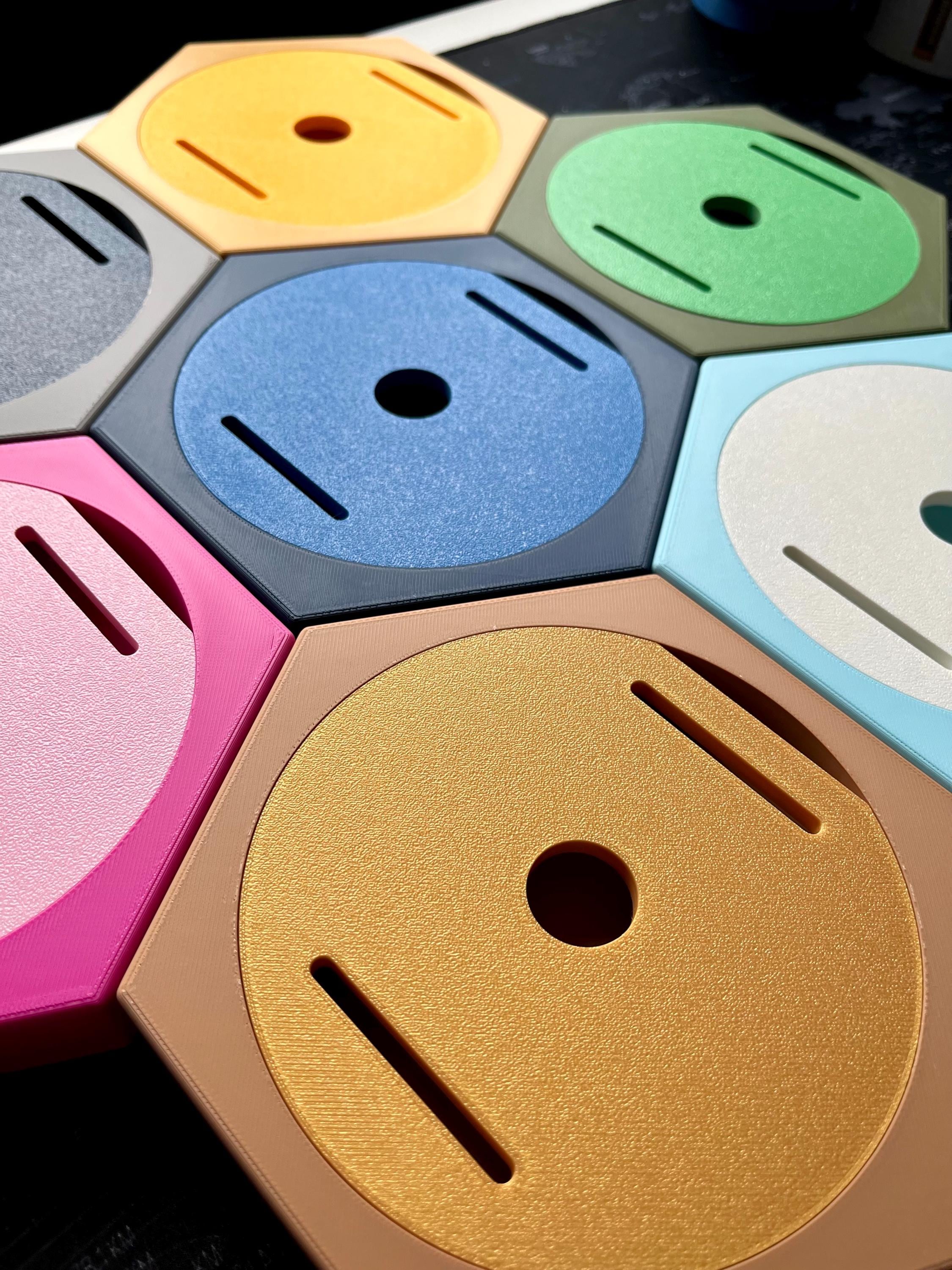 Honeycomb Medal Holder | Large | Dual Colour | 36+ Colours | Made in The UK | Worldwide Shipping