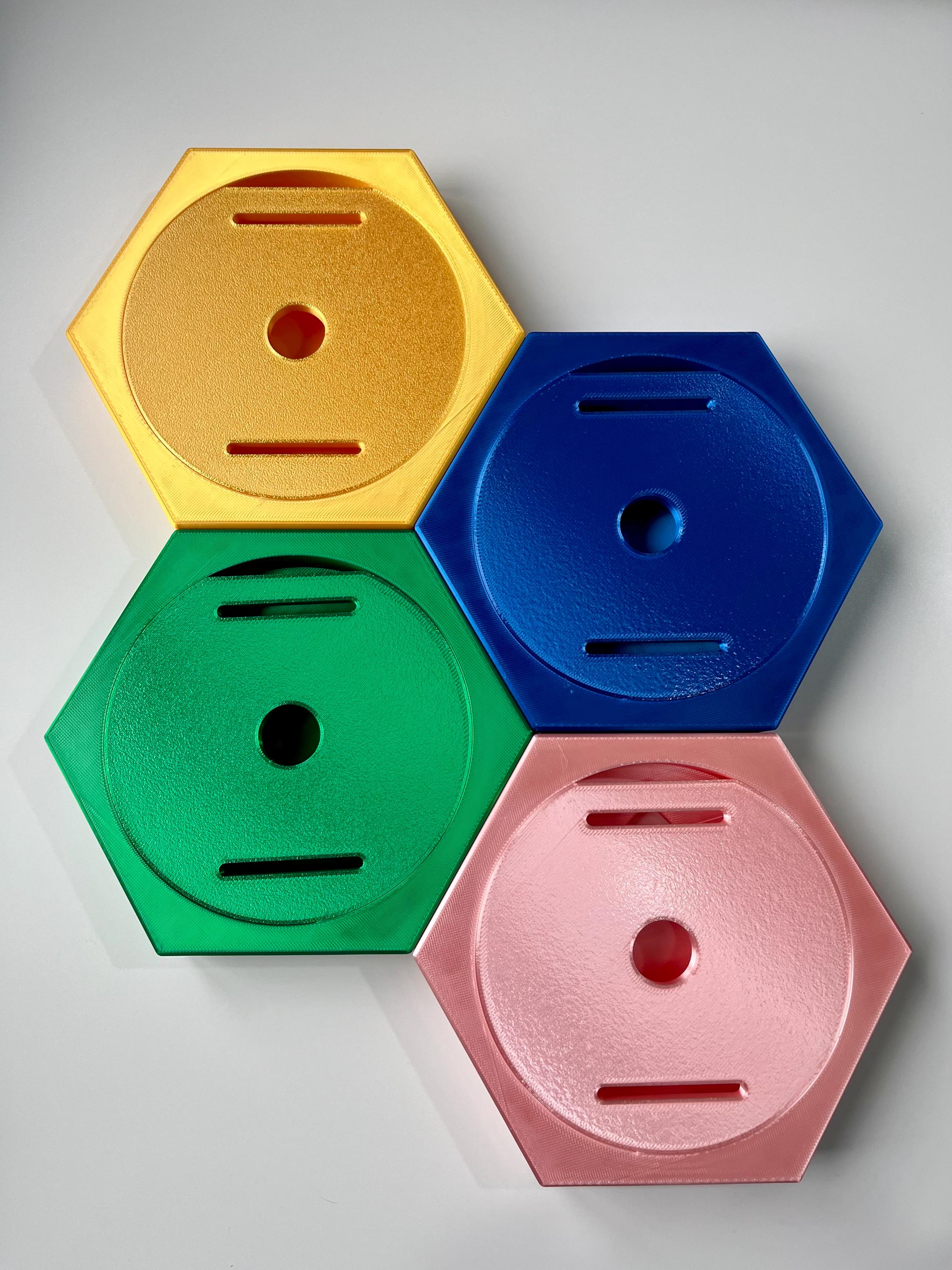 Shiny Honeycomb Medal Holders - Large - 6+ Colours - Made in The UK - Worldwide Shipping.