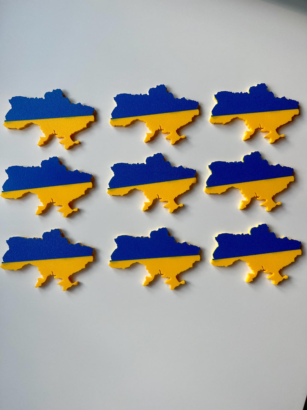 Ukraine Flag Fridge Magnet.