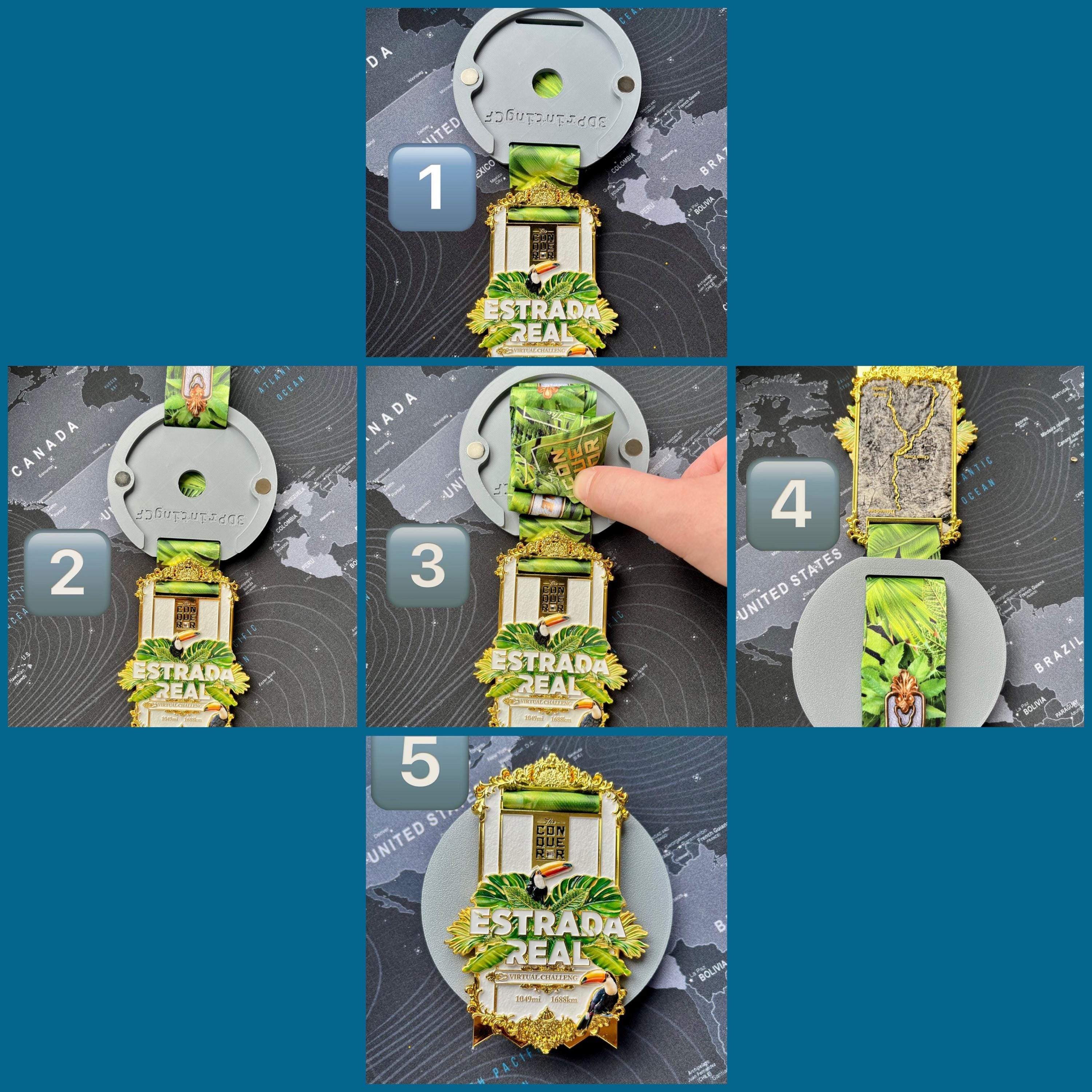 Shiny Honeycomb Medal Holders - Small - 6+ Colours - Made in The UK - Worldwide Shipping