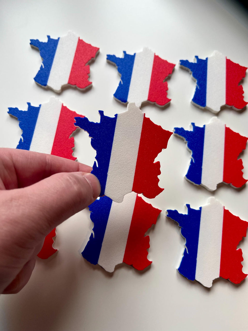France Flag Fridge Magnet.