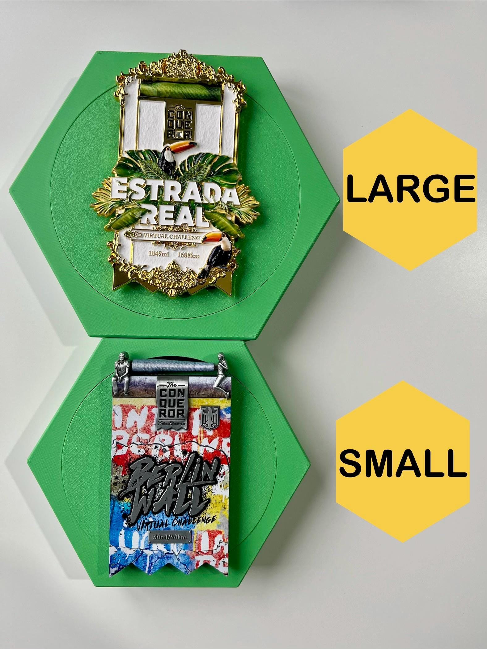 Honeycomb Medal Holders | Small | 36+ Colours | Made in The UK | Worldwide Shipping