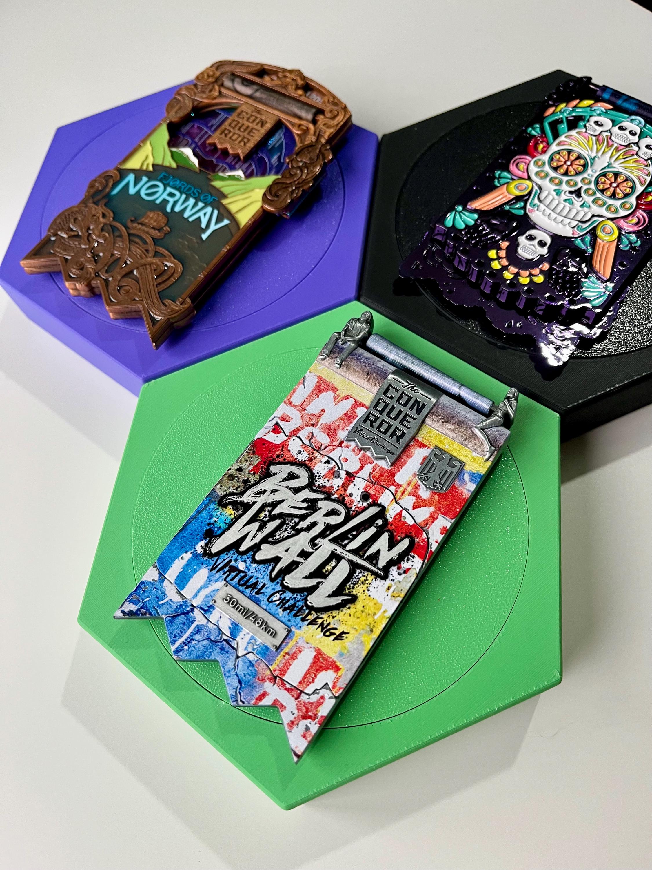 Honeycomb Medal Holders | Small | 36+ Colours | Made in The UK | Worldwide Shipping