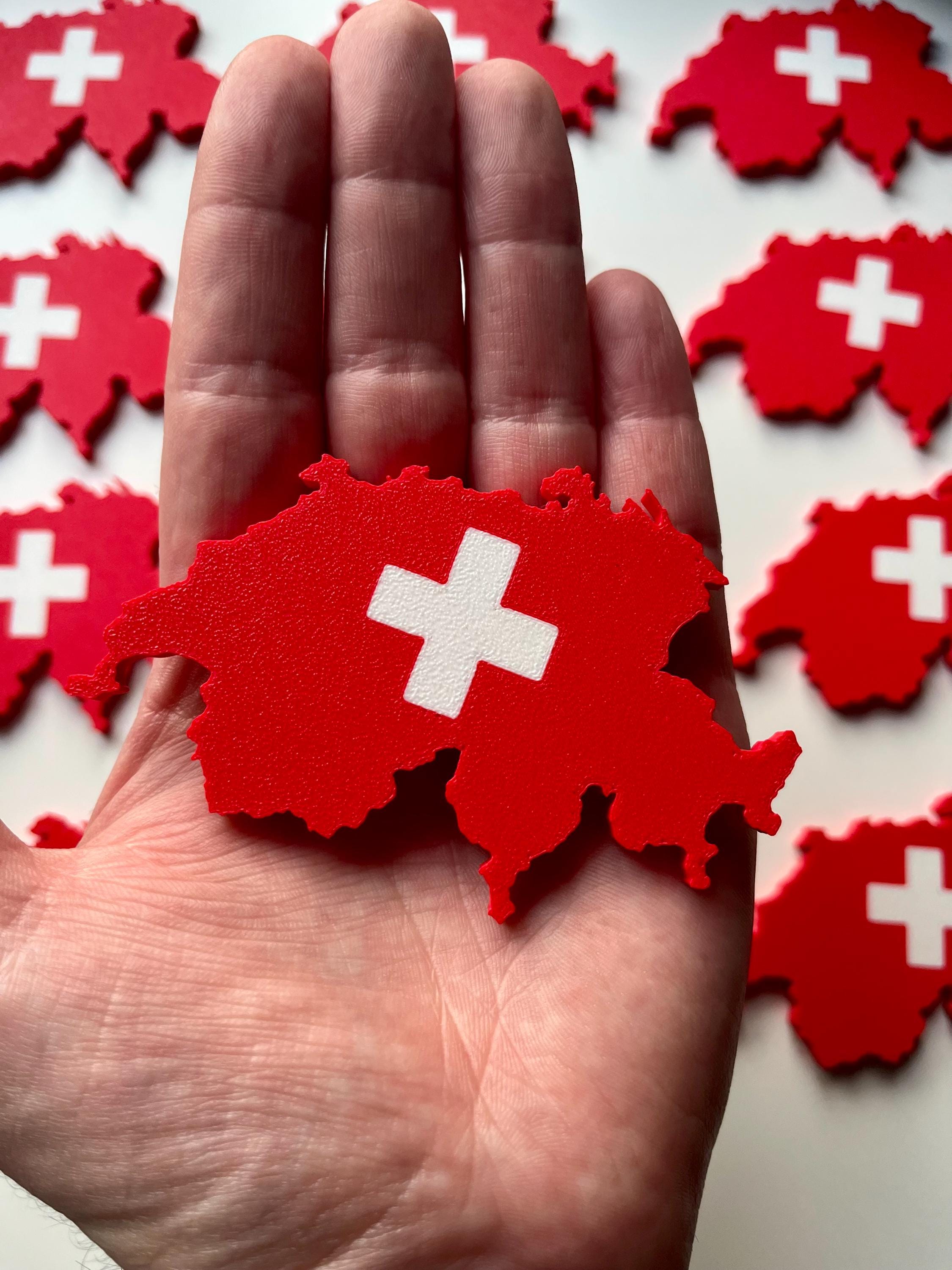 Switzerland Flag Fridge Magnet.