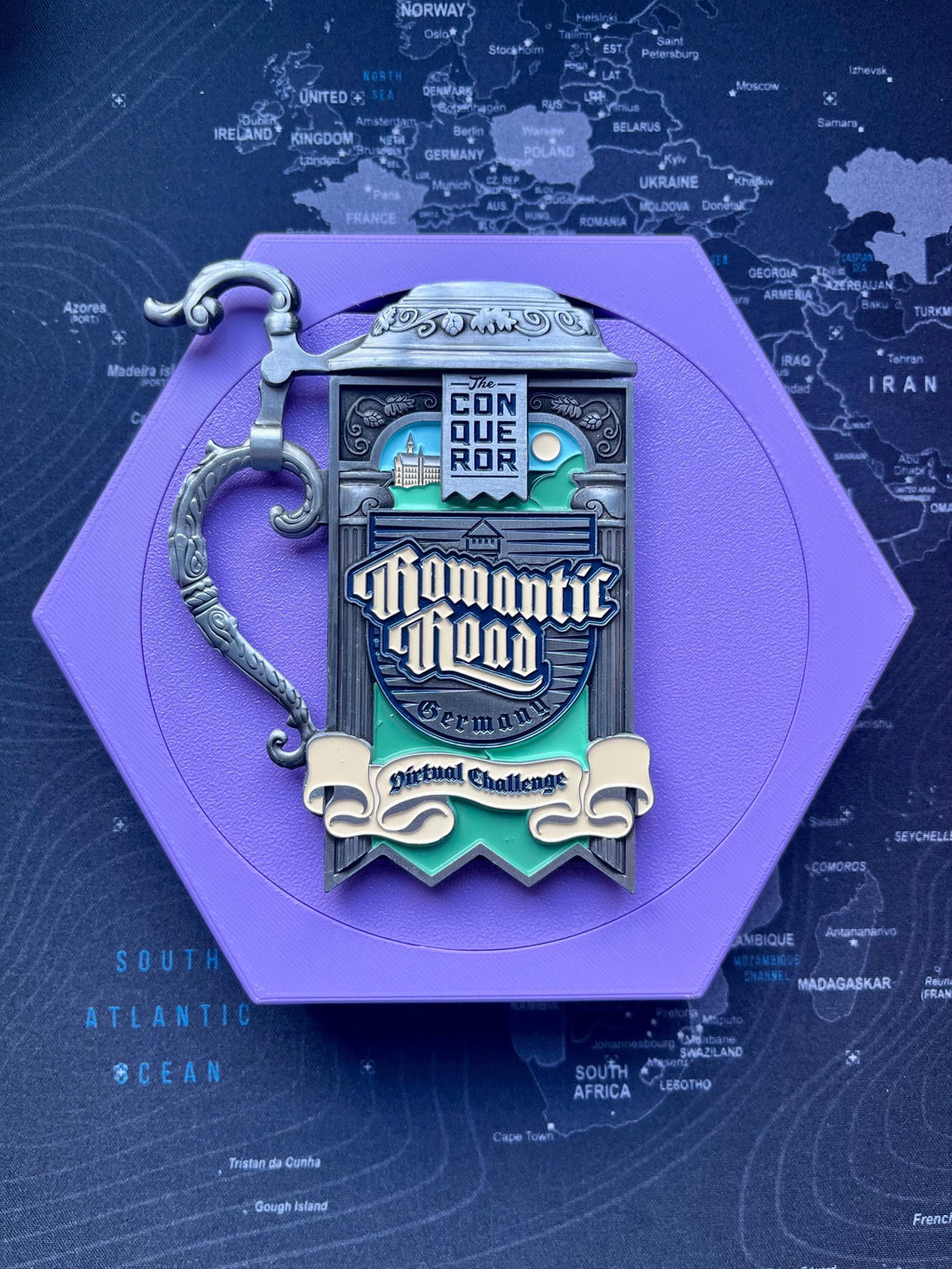 Honeycomb Medal Holder | Large | 36+ Colours | Made in The UK | Worldwide Shipping