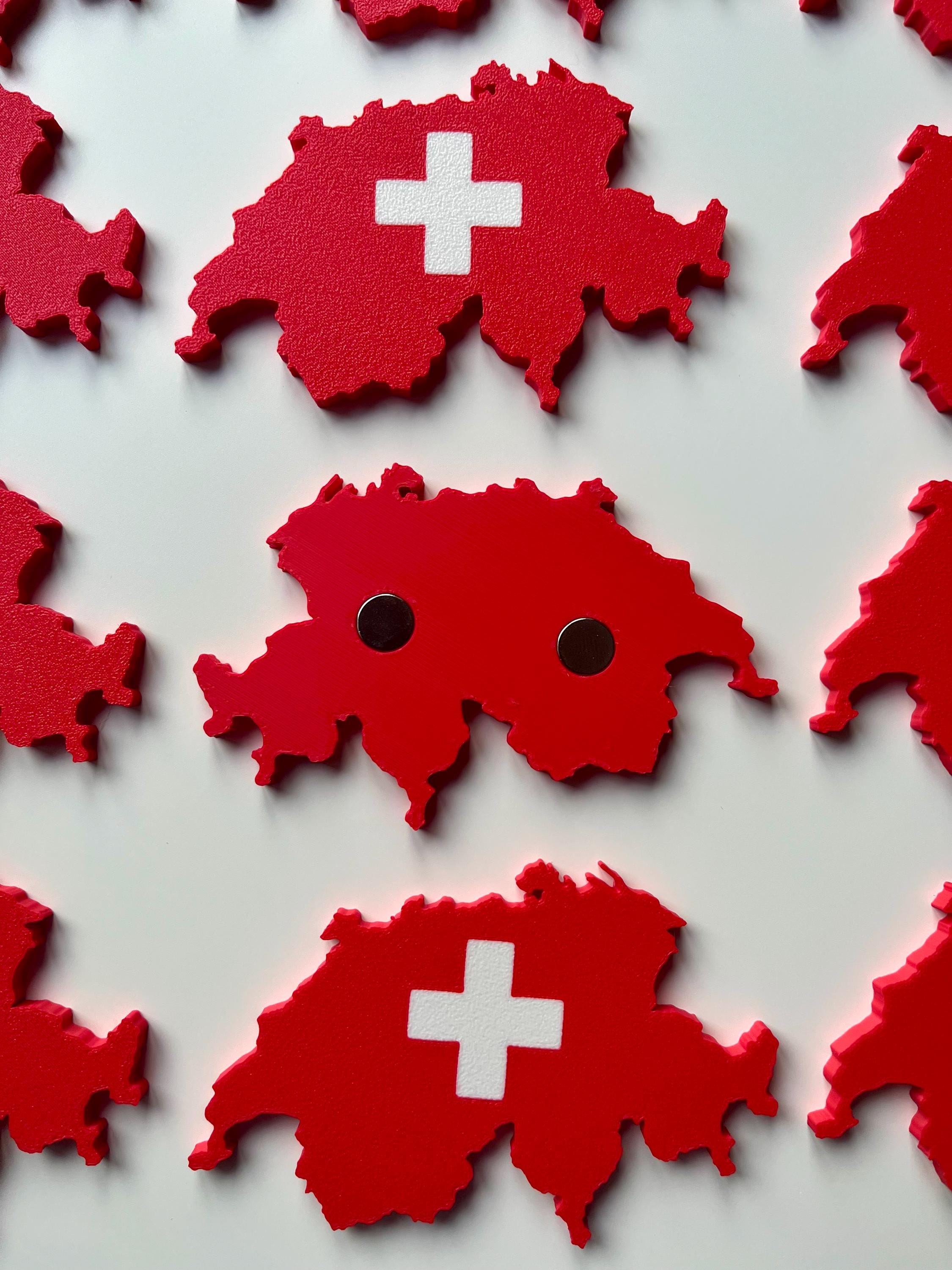 Switzerland Flag Fridge Magnet.