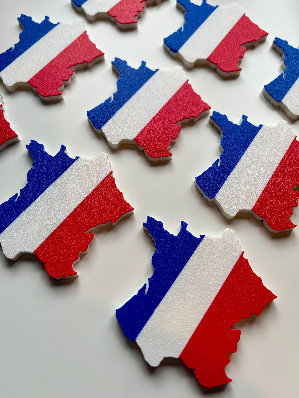 France Flag Fridge Magnet.